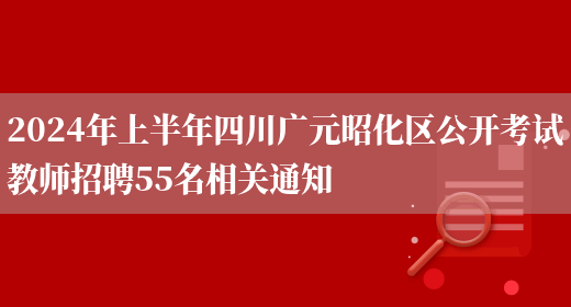 2024年上半年四川广元昭化区公开考试教